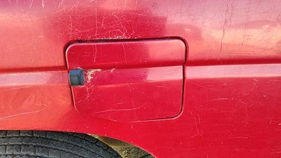 1997 Nissan Hardbody Fuel Tank Door With Hinge Gas Lid Oem Filler Red