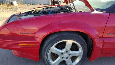 1991-1996 Grand Prix Driver Left Front Fender Oem Red 2 Door 12510702