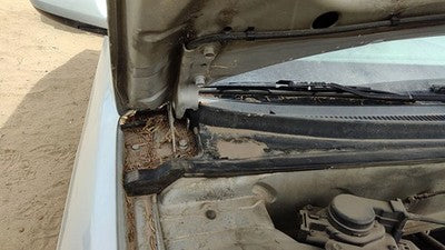 2003 Hyundai Elantra Passenger Right Hood Hinge Assembly Oem Silver