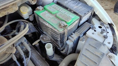 01-05 Grand Caravan Complete Battery Box Mount Tray With Hold Down Oem 3.3L