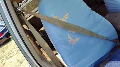 1993 Ford Explorer Passenger Right Front Seat Belt Retractor Oem Shoulder Tan