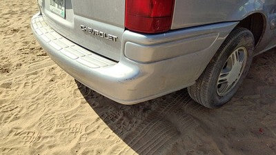 1997-2000 Chevy Venture Rear Bumper Cover Assembly Oem Back Silver 17U 12335848