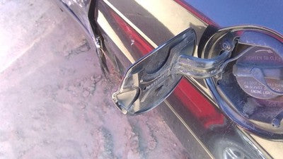 2008-2017 Jeep Patriot Fuel Tank Door With Hinge Gas Lid Oem Filler Black Px8