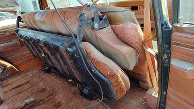 1984 Jeep Grand Wagoneer Rear Bench Seat Assembly Oem Brown