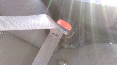 07-09 Pontiac Torrent Passenger Right Front Seat Belt Buckle Receiver Black 19C