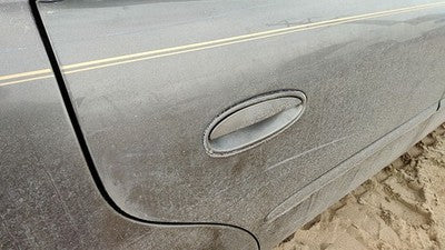 97-05 Century Passenger Right Rear Outside Door Handle Back Dark Bronzemist 76U