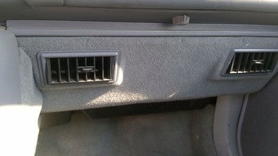 88-92 2 Door Passenger Lower Dash Under Column Knee Bolster Trim Panel Gray