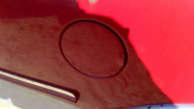 1997-2004 Ford F150 Fuel Tank Door With Hinge Gas Lid Oem Filler Red
