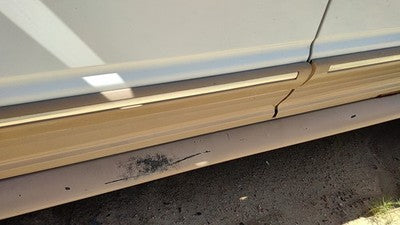 1993 Ford Explorer Driver Left Front Moulding From Door Oem Trim Strip White