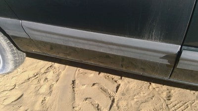 00 Chrysler Voyager Passenger Right Rear Moulding From Door Oem Back Trim Strip