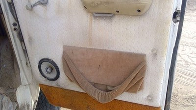 1979 Ford Van E250 Passenger Right Front Inside Door Trim Panel Only Oem Brown