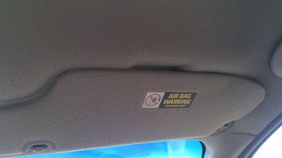 1998 Mercury Sable Passenger Right Sun Visor Oem Gray N2