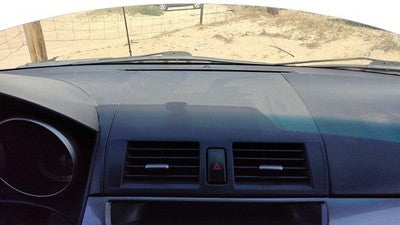 2004-2009 Mazda 3 Dash Center Trim Panel With Heater Ac Vents Oem Black Br6