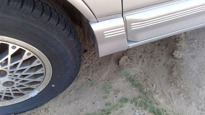 1991 Cutlass 2 Door Driver Left Moulding From Fender Oem Trim Strip Silver