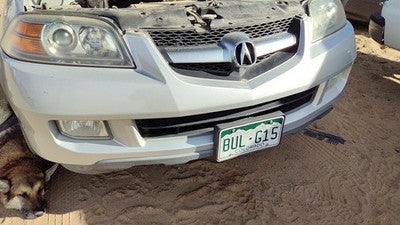 2004-2006 Acura Mdx Front Bumper Cover Assembly Oem Silver 04711S3Va80Zz