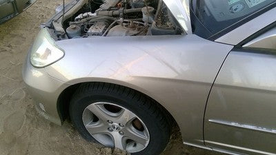 2004 2005 Honda Civic Driver Left Front Fender 4 Door Sedan Oem Silver