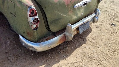 1953 Chevy Bel Air 150 Sedan Rear Bumper Assembly With Brackets Oem Chrome