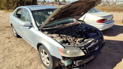 06-08 Sonata Driver Left Front Spindle Steering Knuckle With Wheel Hub 3.3l