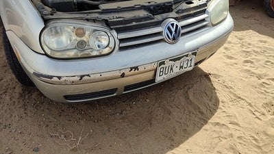 1999-2002 Vw Cabrio Convertible Front Bumper Cover Assembly Oem Silver
