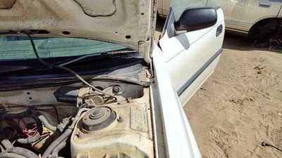 1997-1998 Subaru Legacy Rhd Postal Left Hood Hinge Assembly Oem White 57260Ac050