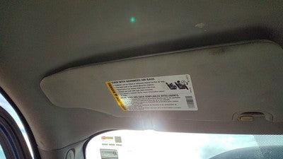 2006-2011 Chevy Hhr Driver Left Sun Visor Oem 25788231