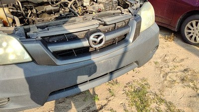 2005-2006 Mazda Tribute Front Bumper Cover Assembly Oem Gray Ef9150031b44