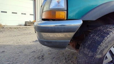 1998 Ford Ranger Front Bumper Assembly With Brackets Oem Chrome Yl5z17757aaa