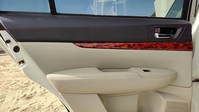 12 Legacy Outback Driver Left Rear Door Trim Panel With Switches Back Wil Ivory