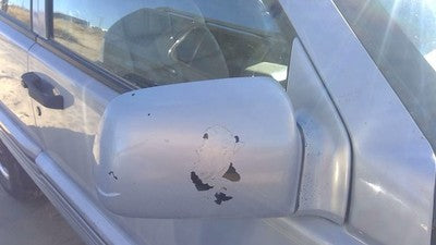 1993-1995 Jeep Grand Cherokee Passenger Right Side Mirror Door Mounted Silver