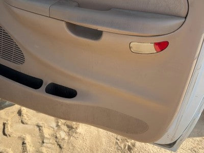 1999-2003 Ford F150 Passenger Right Front Door Trim Panel With Switches Tan Ex