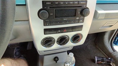 2006-2010 Pt Cruiser Trim Bezel Around Radio Surround Dash Panel Oem Gray Da