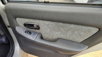 01-03 Hyundai Elantra Passenger Right Rear Inside Door Trim Panel Only Back Gray