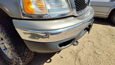 99-02 Ford Expedition Front Bumper With Brackets Assembly Oem Arizona Beige Aq