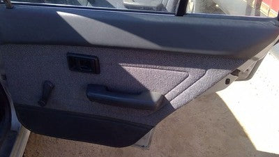 1990 Corolla Station Wagon Passenger Right Rear Inside Door Trim Panel Only Back
