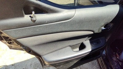 2011-14 Avenger Driver Left Rear Door Trim Panel With Switches Back Black C7x9