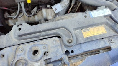 82-96 Olds Cutlass Ciera Top Plastic Cover Above Radiator Support Upper Shield