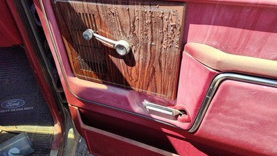 1983 Ford F150 Passenger Right Front Inside Door Trim Panel Red