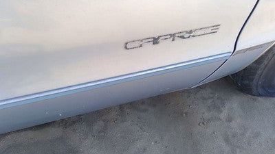 1991 Chevy Caprice Passenger Right Front Moulding From Door Oem Trim Strip Blue
