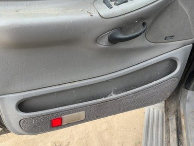 00-02 Expedition Driver Left Front Door Trim Panel With Master Switch Gray 12