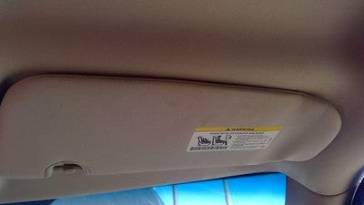 2010-2017 Jeep Patriot Passenger Right Sun Visor Oem Gray Dv