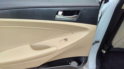 11-14 Sonata Driver Left Rear Inside Door Trim Panel Wth Switches Back Camel Yda