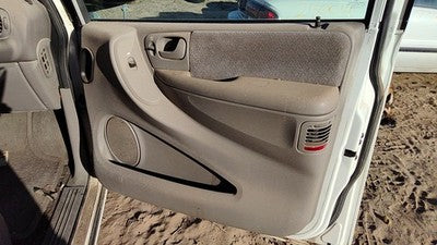 2001 Grand Caravan Passenger Right Front Inside Door Trim Panel Only Gray E7l5