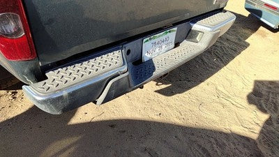 2004-2012 Gmc Canyon Rear Bumper With Mount Brackets Oem Back Step Dented Chrome