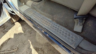 2003 F350 Powerstroke Driver Left Lower Sill Step Kick Trim Panel Oem Gray