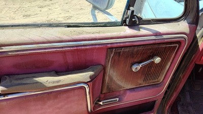 1983 Ford F150 Driver Left Front Inside Door Trim Panel Red