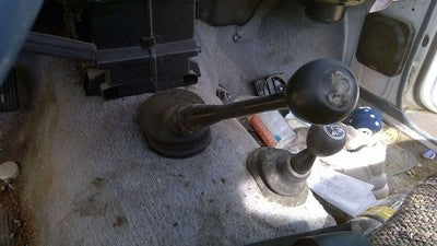 87 Isuzu Pup Floor Shifter Assembly Manual Trans 5 Speed Shifter Lever Complete