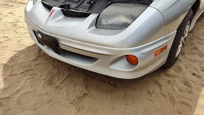 2000-2002 Pontiac Sunfire Front Bumper Cover Assembly Oem Silver 95U 12335339