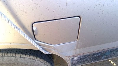 1986 Isuzu Pup Pickup Fuel Tank Door With Hinge Gas Lid Oem Filler Red
