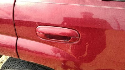 02-09 TrailBlazer Passenger Right Rear Outside Door Handle Back Majestic Red 86U