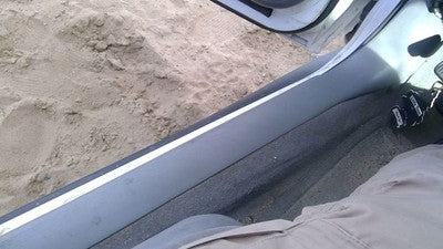 1998 Ford Taurus Driver Left Lower Kick Trim Panel Oem Gray